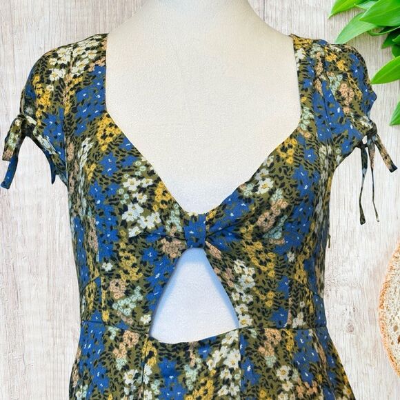 Free People Womens Miss Right Dress Size S‎ Playful Flirty Floral Fun - Picture 5 of 10
